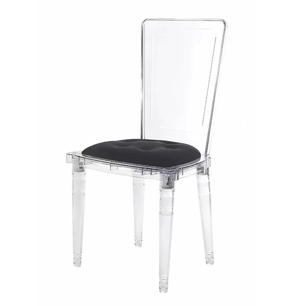 Hot Selling Stackable Chivari Transparent Stacking Clear Plastic Wedding Chairs Hotel Party Events Chairs