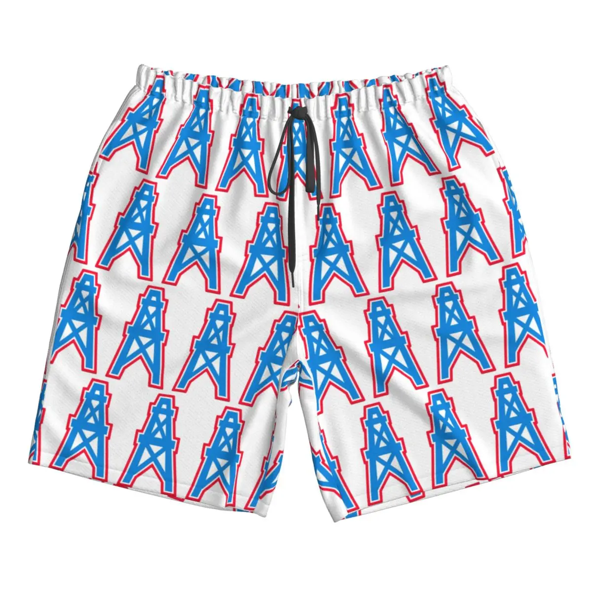 Houston Oilers T-Shirt1980 Houston Oilers Trunks Beach Board Shorts Casual Quick Dry Swim Summer Men Pants view 5