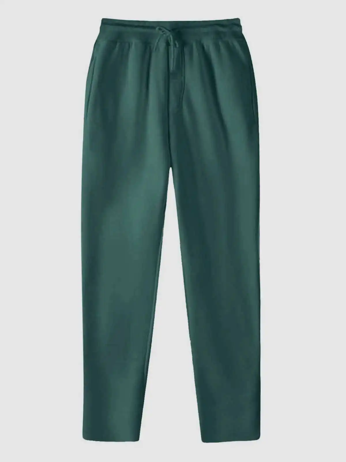 Pantaloni slim fit sportivi casual da donna in puro colore Street Sle l Pantaloni lunghi in vita stampati estivi sottili regolari