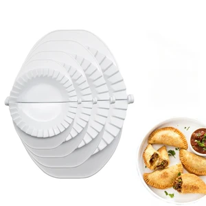 Pelmeni Wrapper Maker für panierte Gebäck, Schimmelpilzbecher, Pressepresse, Schimmelpilze, Pierogi -Hersteller, Küchenzubehör, 4 Größen 10 Hauptverkaufsschneider von Empanada Masas - №6