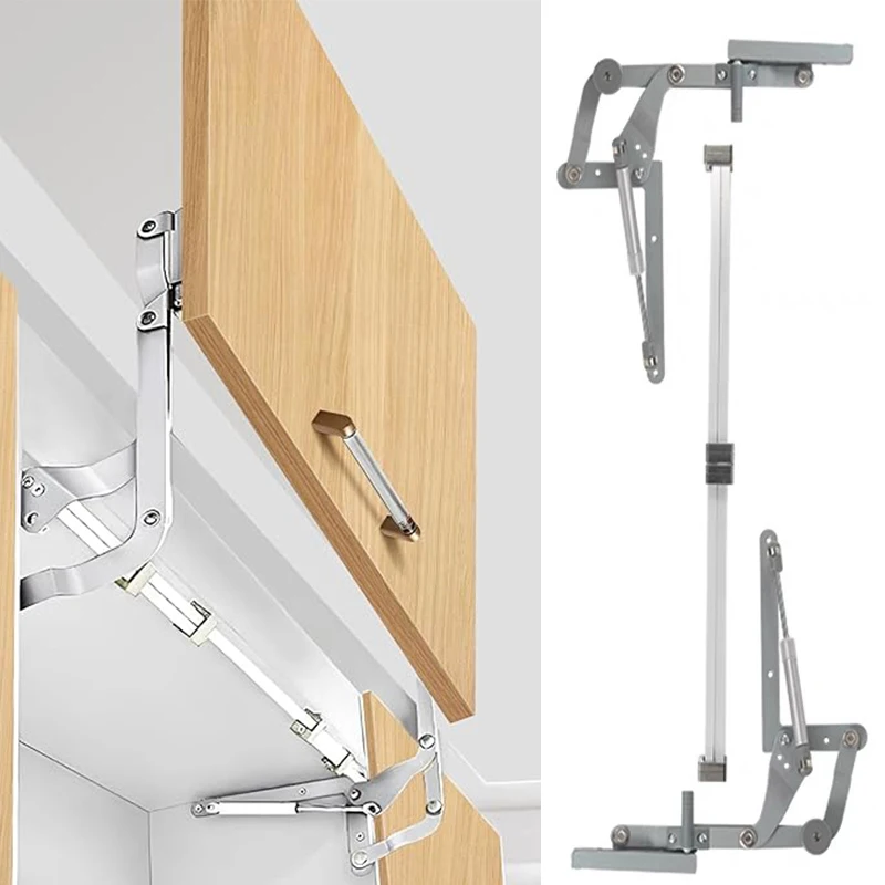 

Lid Hydraulic Support Lifting Fittings Folding Flap Kitchen Cabinet System Swing Stay Parallel Vertical Lift up Door Mechanism
