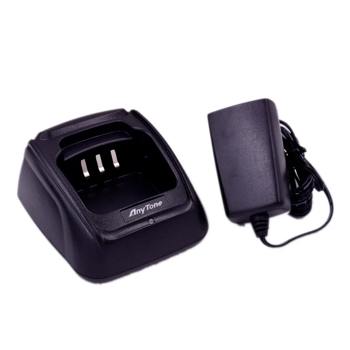 AnyTone QBC45L Desktop Charger Base & AC Plug Adapter for AT868 AT878UV AT878II Plus HAM Walkie Talkie Power Supply Accessory