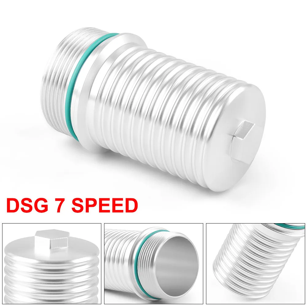 DSG 7 Speed Gearbox Filter Housing For VW For Audi Aluminum Alloy Filter Cover Car Modification DQ380 DQ381 DQ500 Gearbox