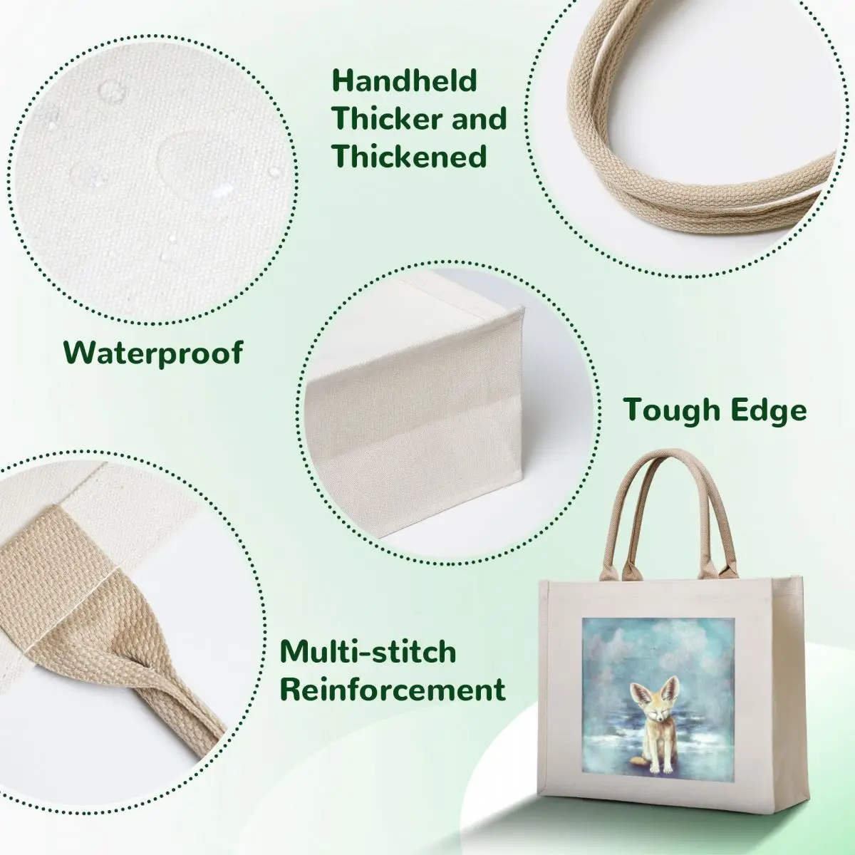 A Fennec's Dream Tote Bag hand bag tote bag screen sac pour femme