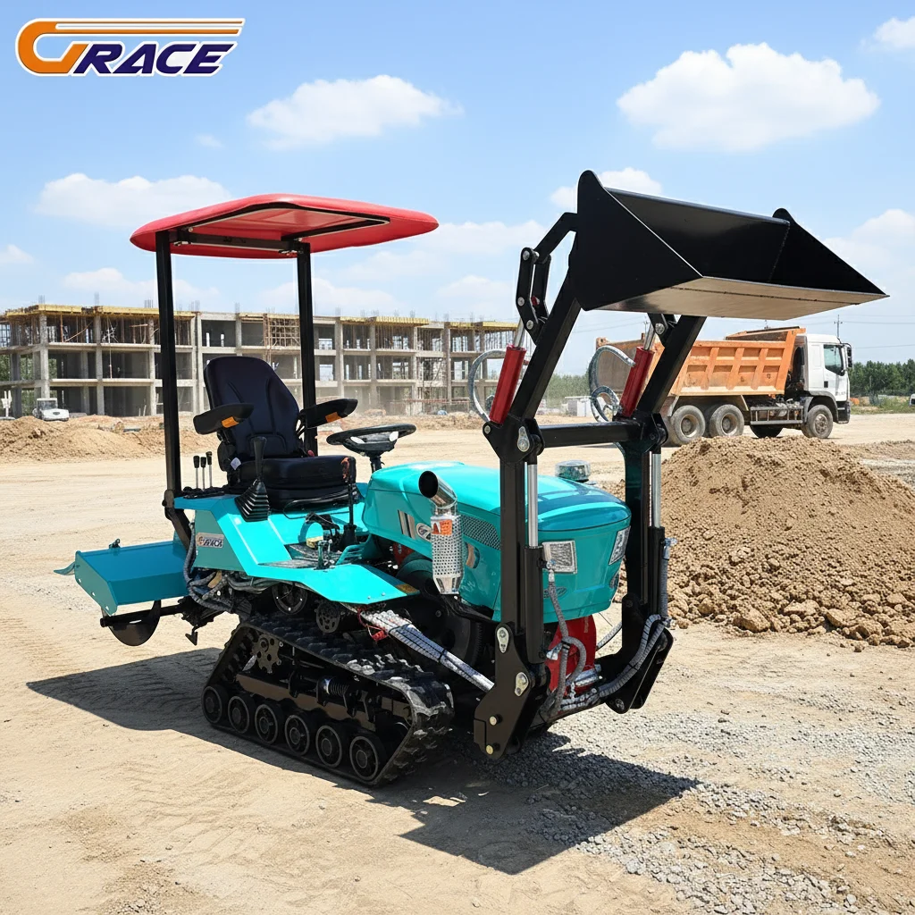 

Customize Agricultural Tractor With Backhoe Heavy Duty Farm Machinery EPA Approved
