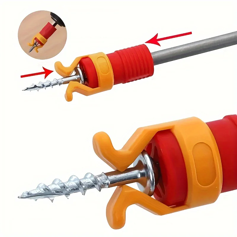 3PCS Universal Screwdriver Bit Holder Clamp Screw Fixator Woodworking Tool Screw Driving Tool Set for Home Improvement image 2