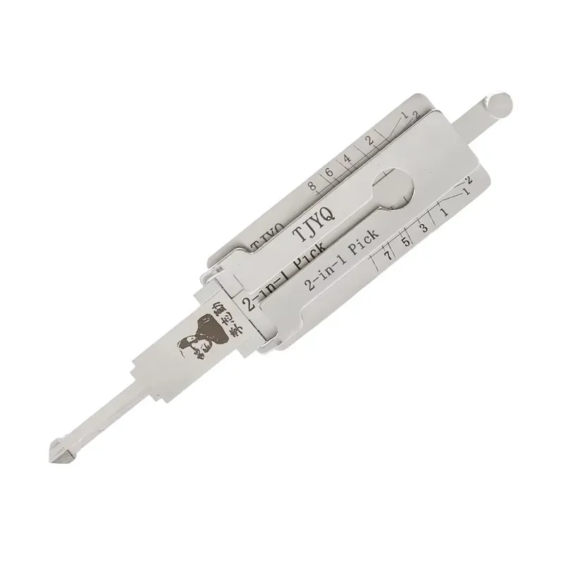 Locksmith Supplies Lishi TJYQ 2 In1 Lock Pick Tool Car Door Lock Open Reader Key Decoder view 2