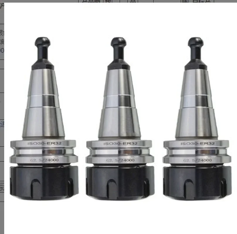 

3PCS metal ISO30 ER32 50 Balance Collet Chuck G2.5 24000rpm CNC Toolholder