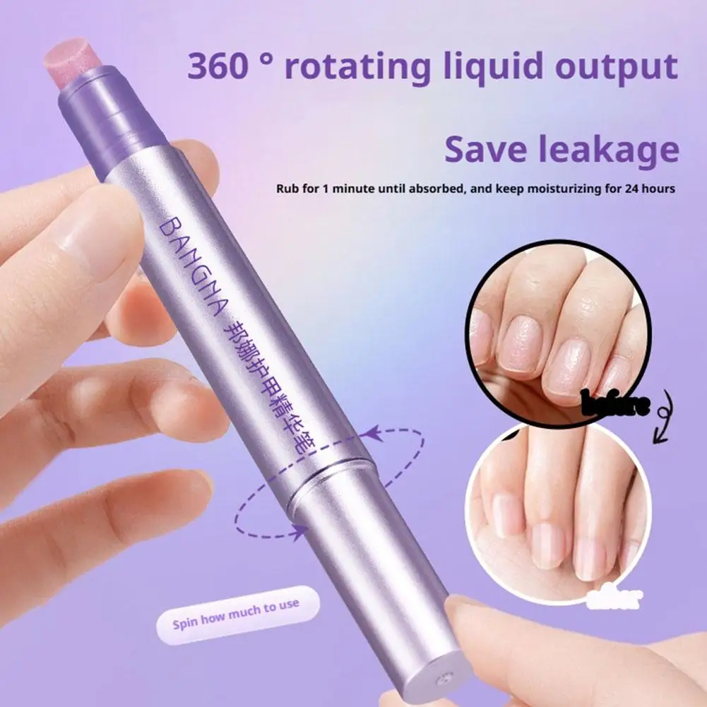 Stylo à huile pour cuticules et ongles, Essence 3 en 1, hydrate les ongles, dommages secs, dissolvant de cuticules, outil de manucure pour soins des ongles