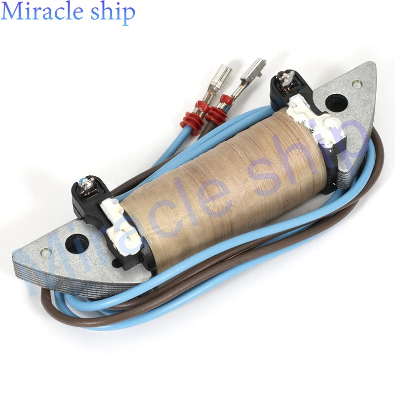 6F5-85520-10 CHARGER COIL ASSY Fit For Yamaha Outboard Motor 40HP 40 E40 JK G0 6H9 6F5-85520 Boat Engine Parts
