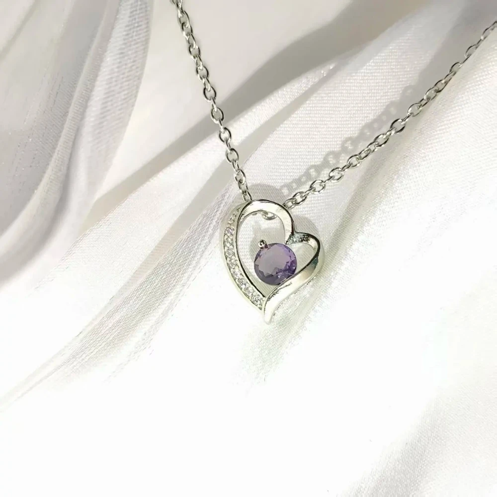 

Серебряное колье 925 пробы с кристаллами циркона в форме сердца, цепочка на ключицу, подарок на день рождения, годовщину, вечеринку