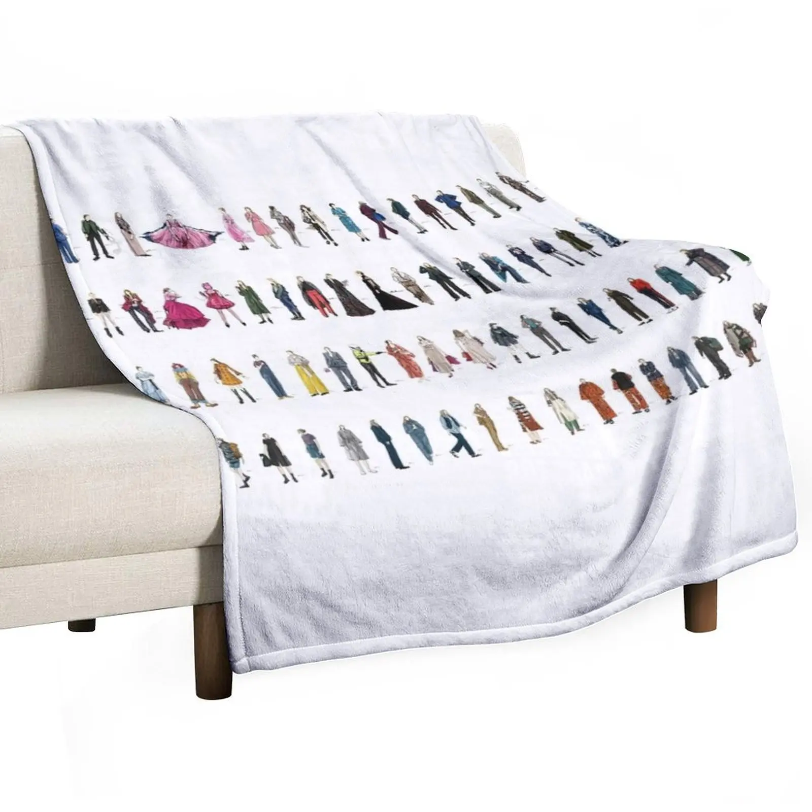 

Killing eve S1234 all villanelle fashion looks version 2.0 Throw Blanket Plush Retros for winter Blankets