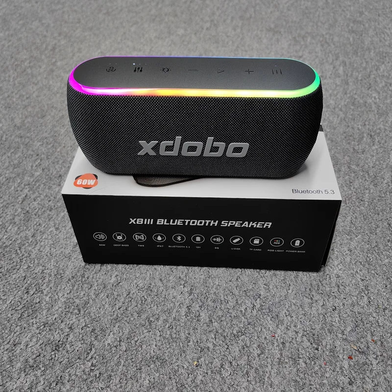 Caixa de Som Bluetooth Xdobo X8 III 60W com Subwoofer e Graves Profundos — foto 6