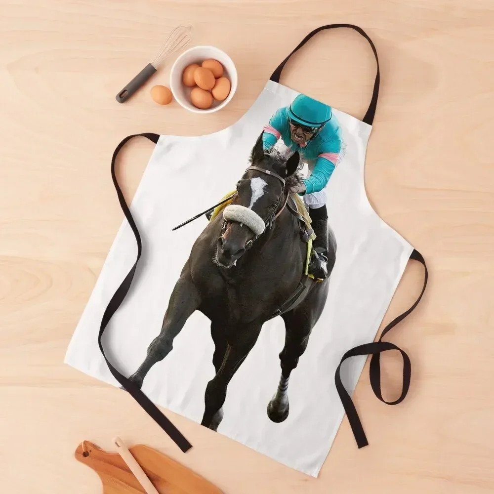 Horse racing Thoroughbred Jockey Apron Teacher work gowns for women cleaning For Men Waterproof Kitchen Woman Apron