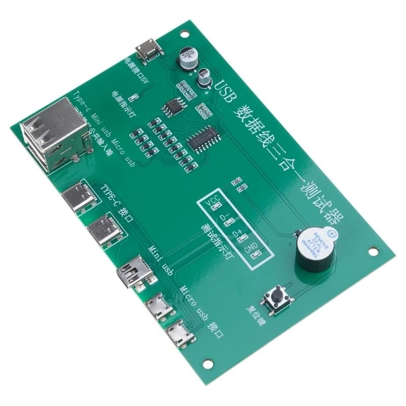 83CE USB Cable Triad Tester Charging Cable Test Card Type C Mini USB Micros Pcb Board