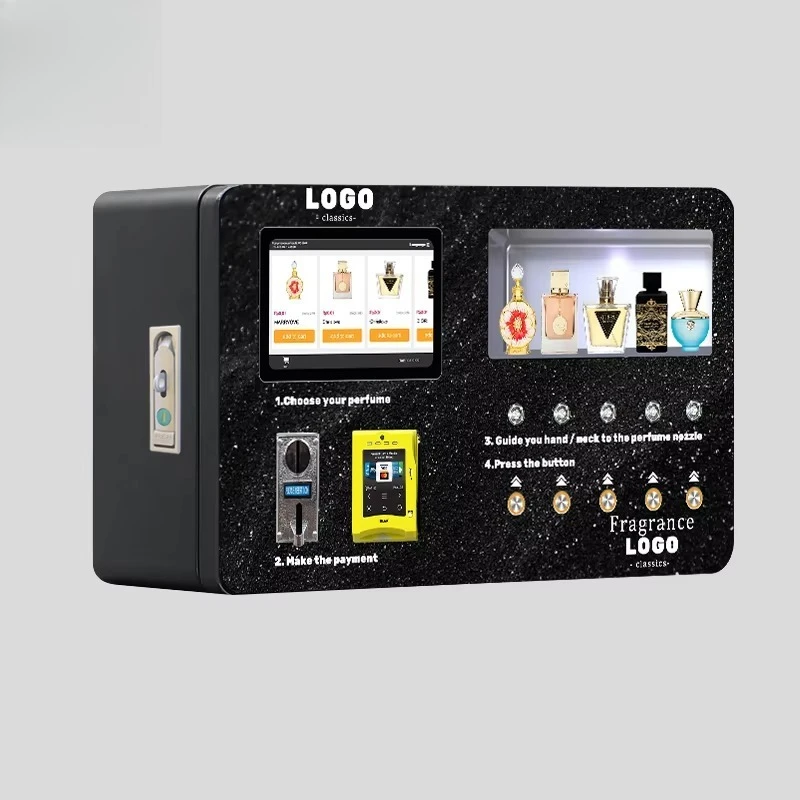 

Professional Customized Operate Men's De Perfume Spraying Vending Machine Lowest Sticker & Credit Payment