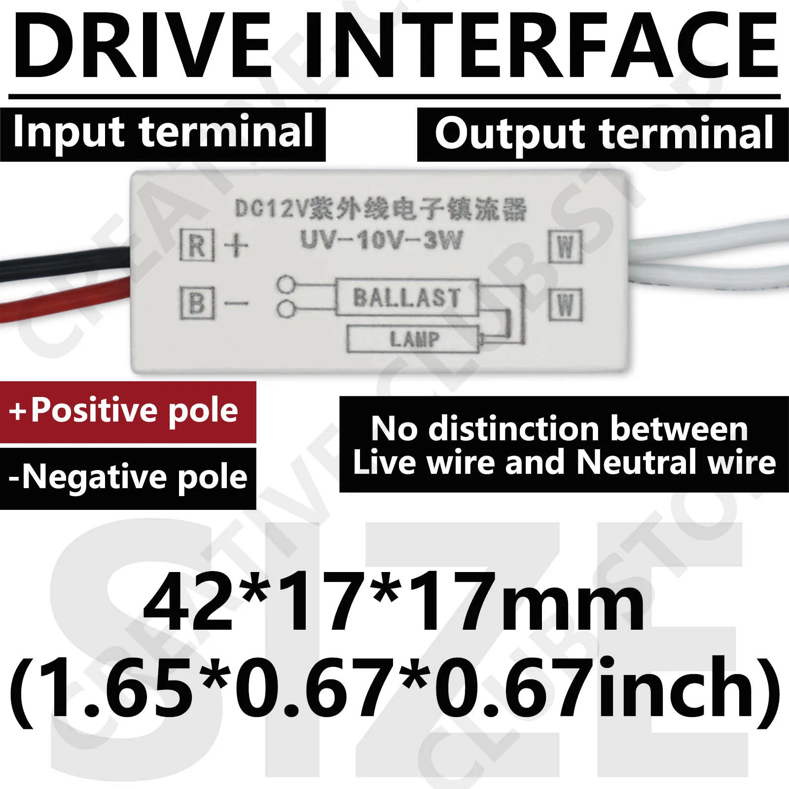 3W LED Ultraviolet Lights UV Lamp DC 12V Steril Lamp Germicidal Light 185-254nm Sterilization For Refrigerator Dryer Microwave