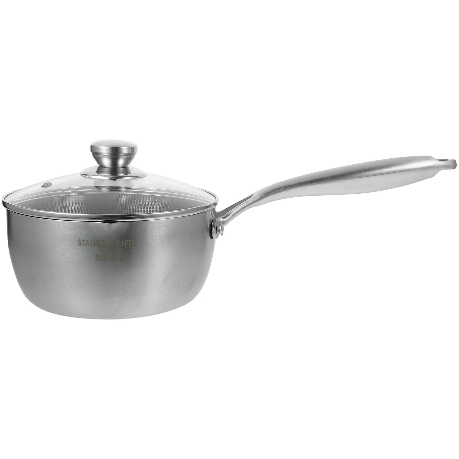 

1pc Stainless Steel Non-Stick Honeycomb Sauce Pan Home Kitchen Cookware Multifunctional Stovetop Pot For Frying Eggs Noodles