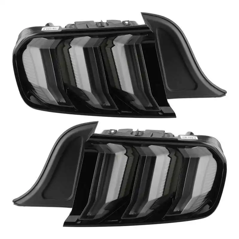 

Pair Euro Look 5 Modes Full LED Dynamic Tail Lights Assembly Smoked Lens Fit for Ford Mustang 2015‑2020 Car Styling