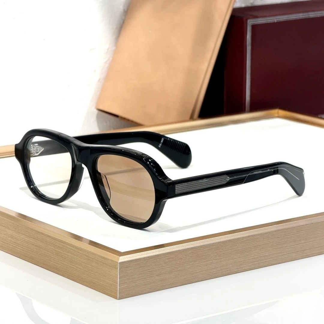 RICHARD Fashion Sunglasses Man Woman,Iconic Silver Striped Temple,UV Blocking Tinted Lens,Effortlessly Elevate Your Outfit