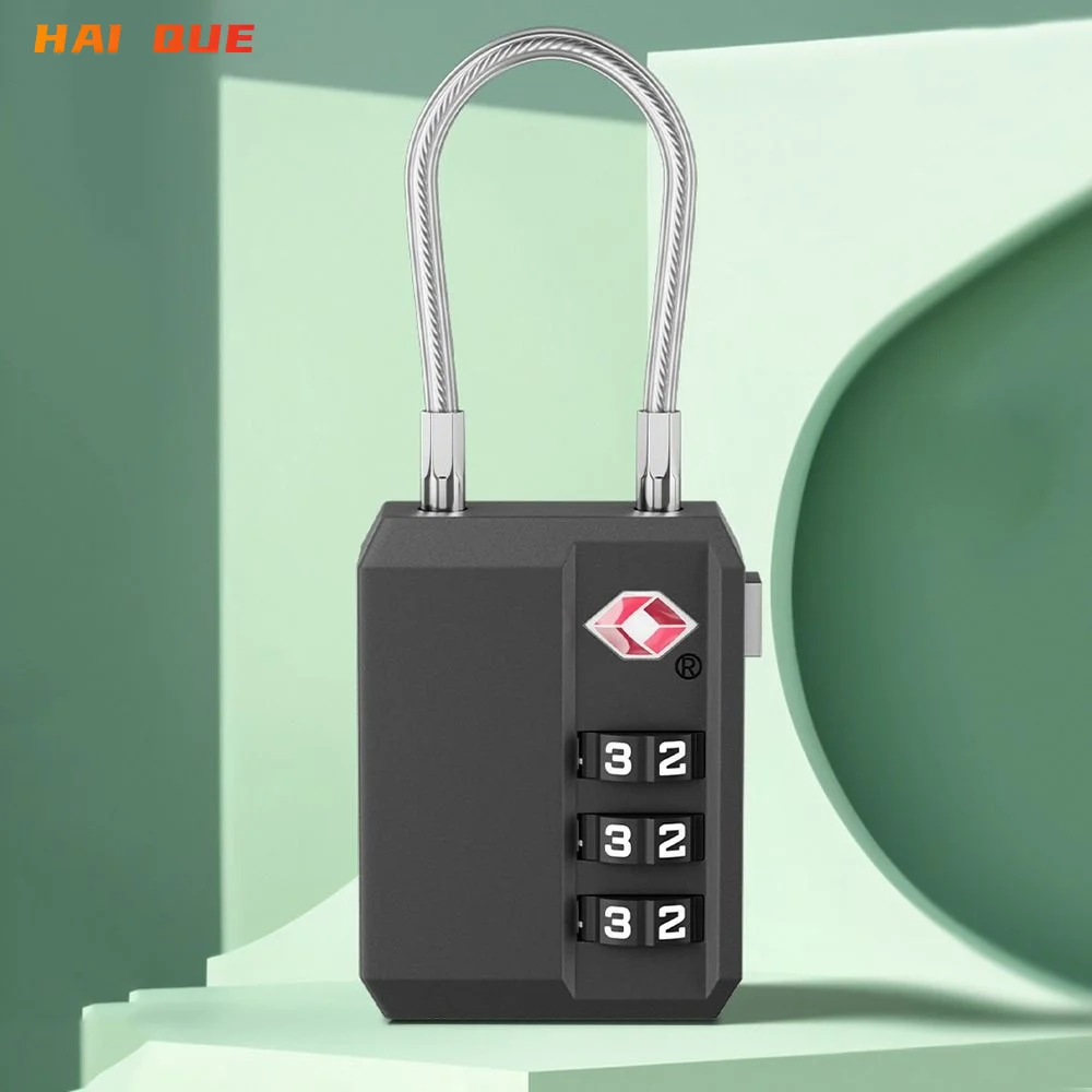 Nuovo TSA lucchetto a combinazione a 3 cifre leggero antifurto Customs Password Lock strumento di sicurezza valigia bagaglio con