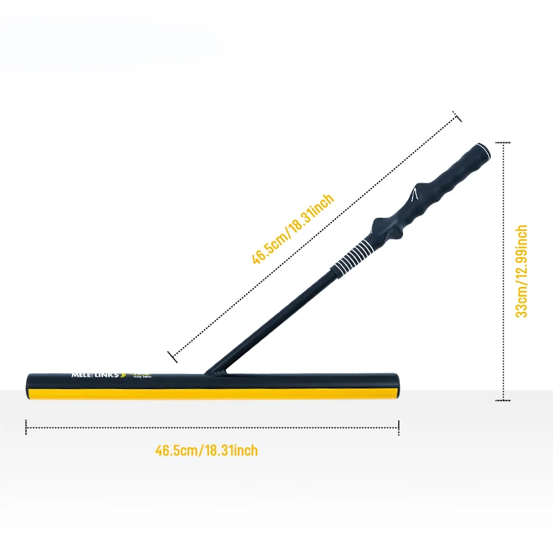 Golf Swing Trainer for Home Practice Correct Grip & Swing Plane Corrector with Stainless Steel for Power & Strength Training
