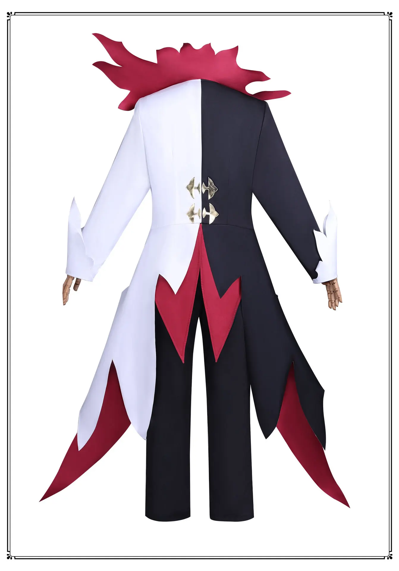 معلم إيجي بارتي الدموي ليفين ‌ ‌   أزياء تنكرية للهروب من ليلة الرعب بدلة حفلات الهالوين كرنفال