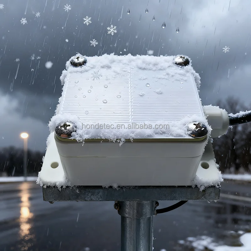 Rs485 Modbus DC12-24V Датчик дождя и снега Обнаружение осадков и снега Предсказание Передатчик дождя и снега Автоматический маленький с подогревом