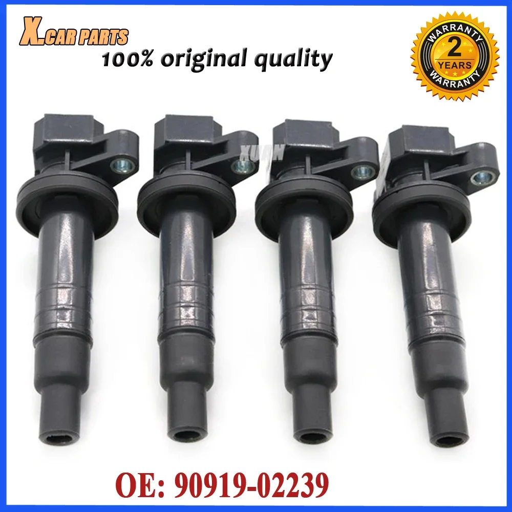 

1/4pcs Ignition Coil 90919-02239 Fit For Toyota Celica GT Corolla Matrix MR2 Spyder Chevrolet Prizm Pontiac Vibe Car coils