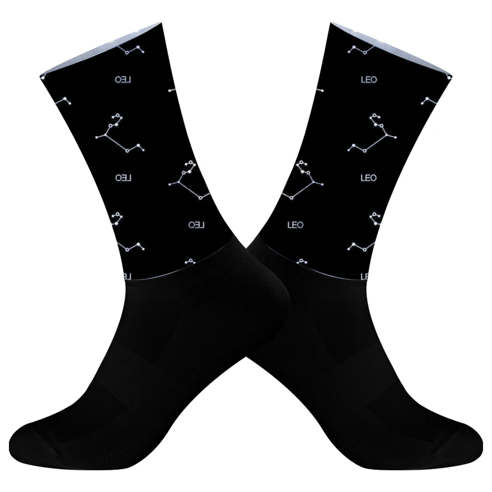 Silicone Aero Socks Sports Non-slip 2024 New Summer Cycling Outdoor Racing Bike Socks