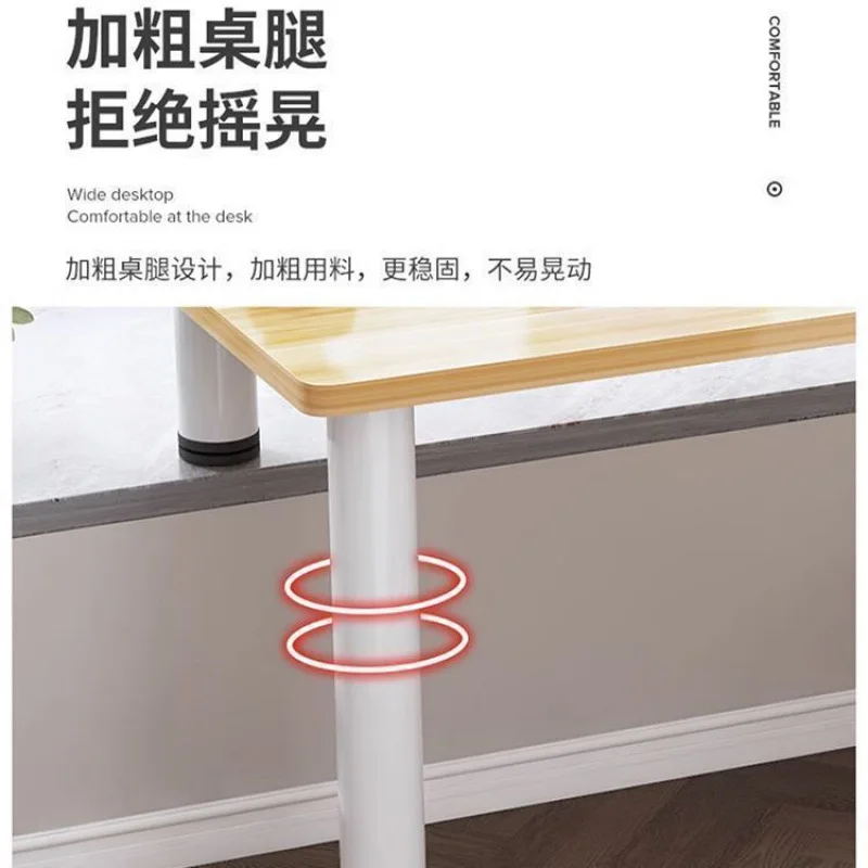 طاولة نافذة كبيرة لغرفة النوم، عالية ومنخفضة للكتابة المنزلية، دراسة الطلاب، طول الشرفة، عتبة النافذة، الكمبيوتر #2