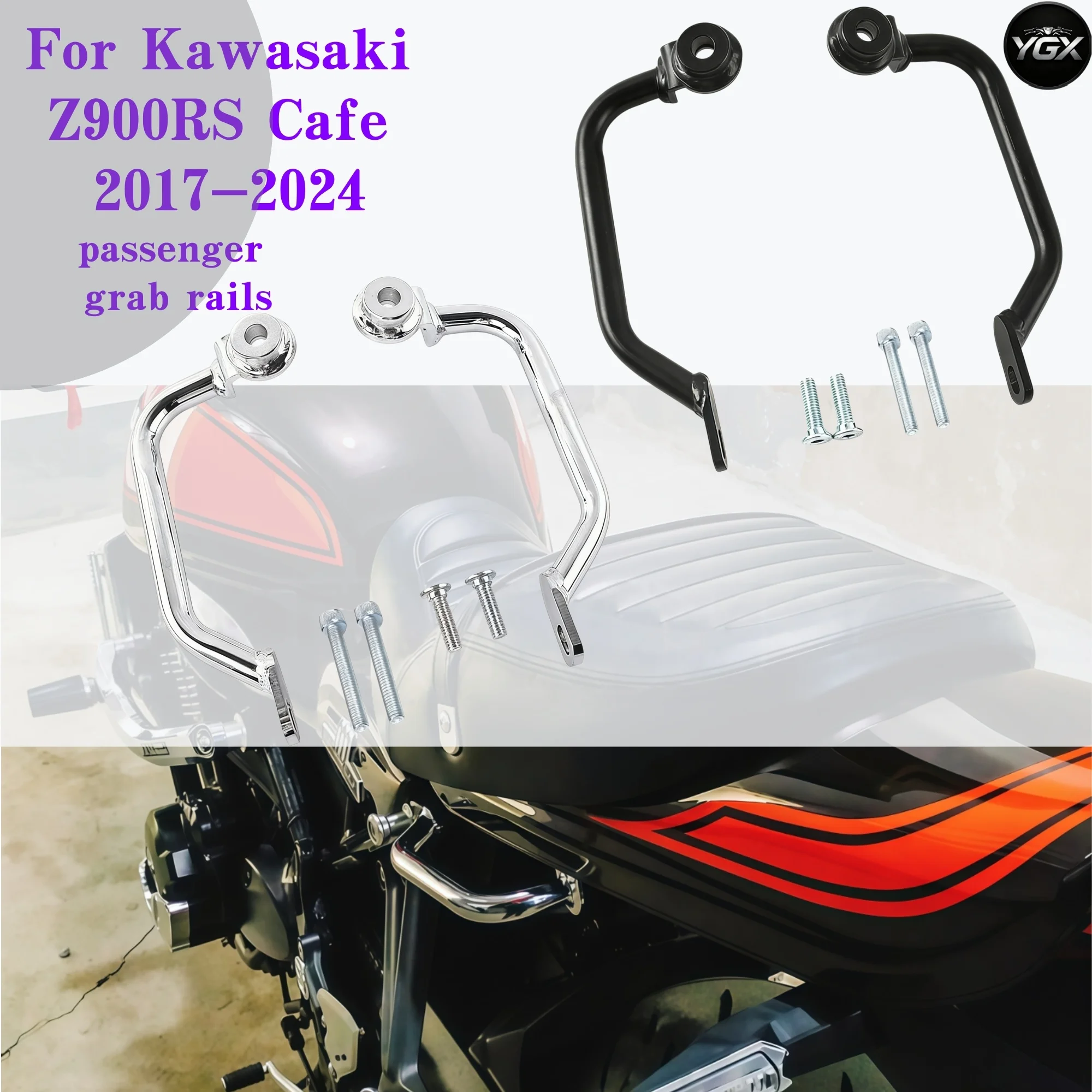 Motorcycle Anti-Fall Crash Bar Frame Protector Bumper Bar For Kawasaki Z950RS Z900RS RS Cafe 2017-2024 Engine Guard Accessories