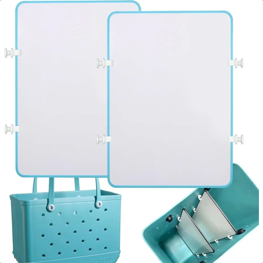 

Divider for Bogg Bag 2PCS Divider Tray for X Large Bogg Bag Accories Inserts Blue+White