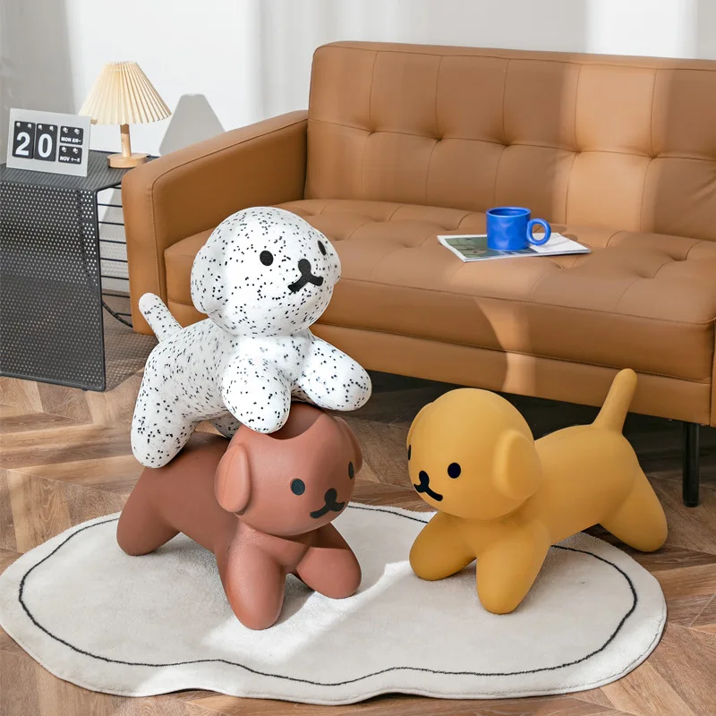 

Cartoon children's dolls Dalmatians creative low stool Internet celebrities ins puppy chair kindergarten