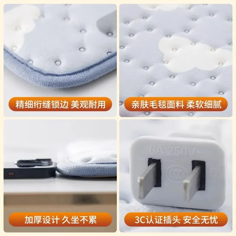 3 Speed Adjustable Electric Heating Pad 220V 45cm Heater Warmer Mat Bed Blanket for Pet Dog Cat Home Office Chair Heated Mat