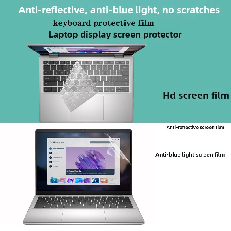 For 14inch Dell 14 DC14255 Laptop screen film High-definition Display Protective film Keyboard film