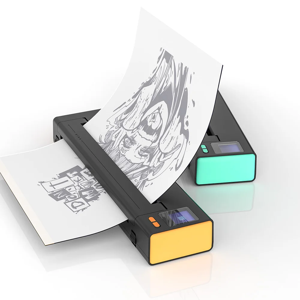 

XIRU XR3 Portable Wireless Tattoo Printer Thermal Printer Transfer Bluetooth USB Mobile Machine Compatible with Smartphone & PC