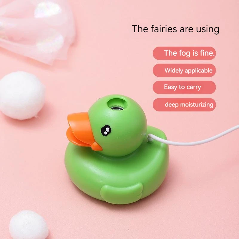 Mini Cute USB Humidifier Creative Little Yellow Duck Silent Humidification Desktop Cute Humidifier Diffuser