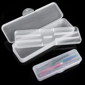 Hộp lưu trữ hình chữ nhật hai lớp cho nghệ thuật làm móng, hộp nhựa di động cho nghệ thuật làm móng, công cụ nghệ thuật móng tay, 22cm, 1 % 12 Bán hàng chính làm móng tay - 1