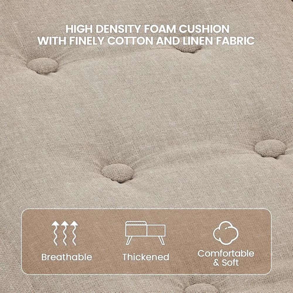 طاولة قهوة قابلة للرفع مع مساحة تخزين، طاولة قهوة مربعة كبيرة مع وسادة سميكة، طاولة مركزية للتجمع العائلي، Woo الحديثة