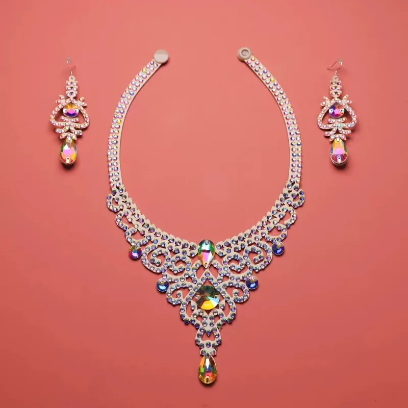 

Customized Belly Dance Bracelet Foot Chain Handmade Performance Hand and Foot Eastern Set Necklace Accessories