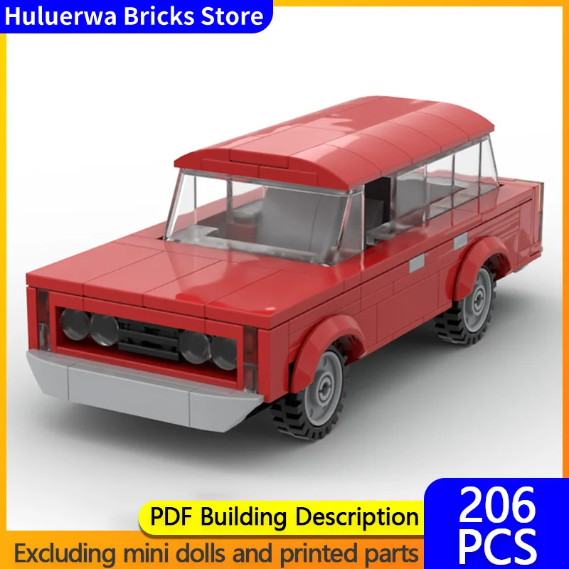 

Модель скоростного гоночного автомобиля MOC, строительные кирпичи, 125p, универсал, модульная технология, детские праздничные подарки, сборные игрушки, костюм