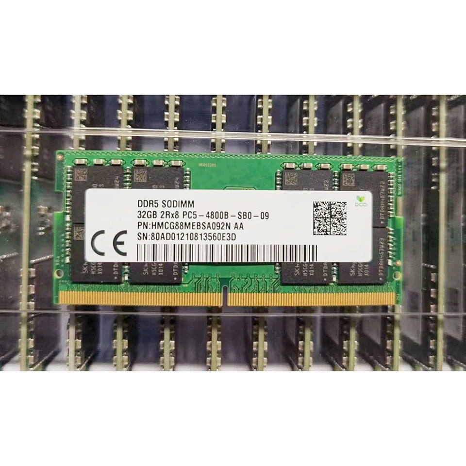 1 pcs For SK Hynix RAM HMCG88MEBSA092N 32G 32GB 2RX8 PC5-4800B-SB0