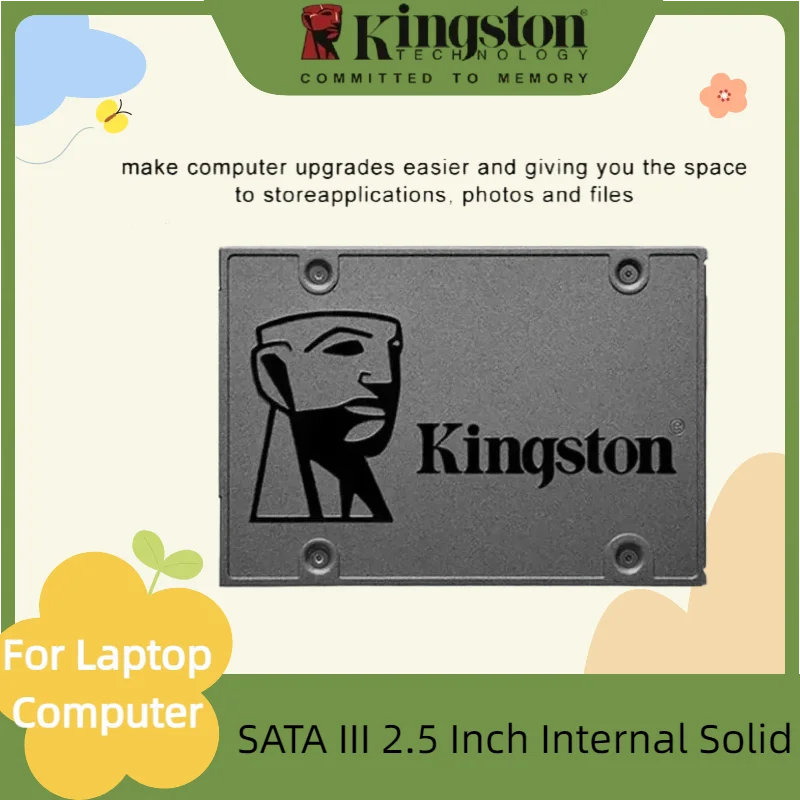 Kingston 2.5 Inch SSD Internal Hard Disk 120GB To 960GB SSD  A400  Shock Resistant Durable SATA III Interface SSD