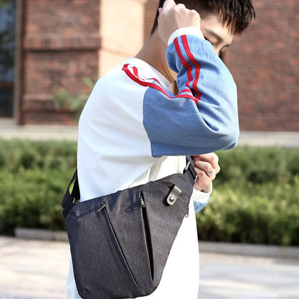 Outdoor Bag Versatile And Practical For Any Adventure Convenient To Carry  Bag Casual grey Left shoulder