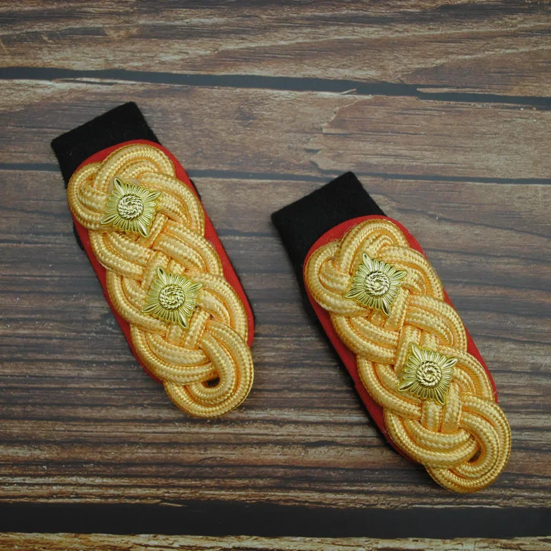 WWII WW2 Generale tedesco HEER Insignia Spalline Spallina Grado Spalline Mark Nodo Distintivo Esercito Militare Performance Decor