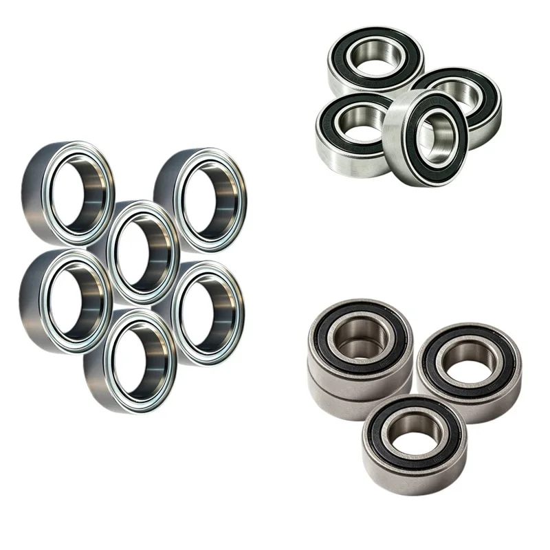 14pcs Sealed Miniature Bearing Set for 1/10 RC Touring Car Front & Rear Differential Upgrade Ball Bearings