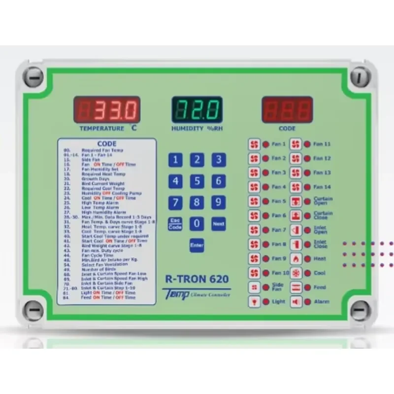 High-quality with High Precision Humidity Sensor Connected with Temp Climate Controller Chickatron 20 for Poultry