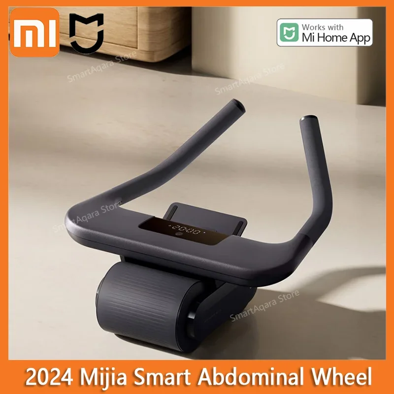 Mijia Smart Abdominal Wheel Strong Load Bearing Non-slip Roller Exercise Equipment Fitness Training Home Gym For Mi Home APP