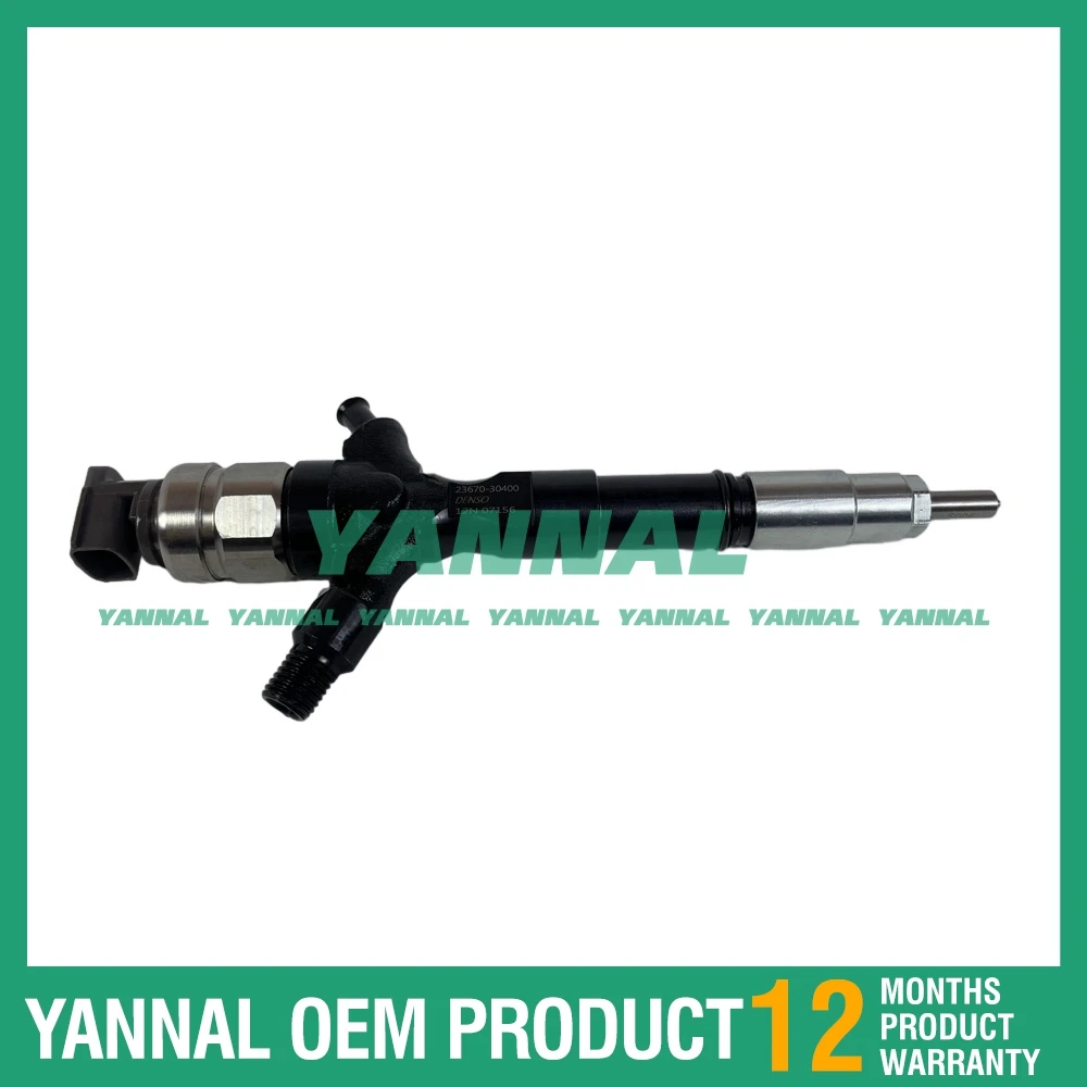 1KD Injector 23670-30400 For Toyota Excavator Engine Parts